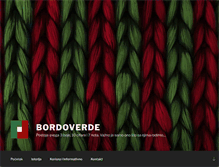 Tablet Screenshot of bordoverde.com